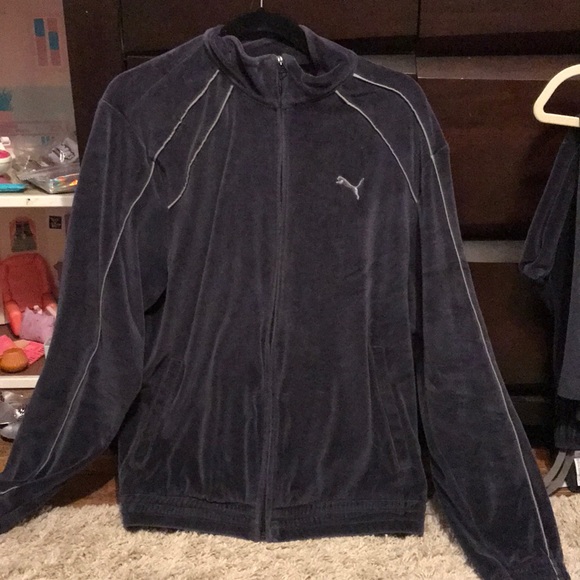 puma velour sweatsuit